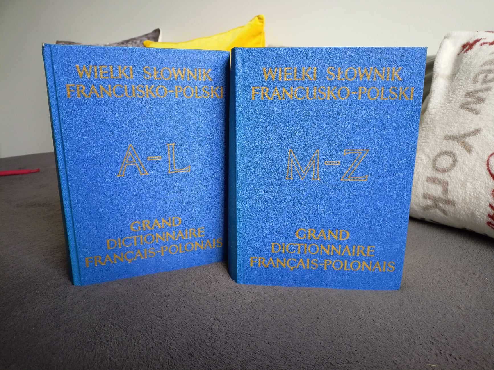 Wielki słownik francusko-polski podzielony na 2 tomy (wyd. z 1983 r.)