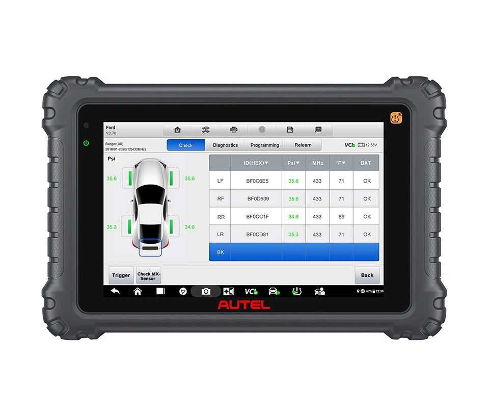 Autel MaxiCOM MK906PRO-TS Maq Diagnóstico 36 Funções /TPMS (NOVO)