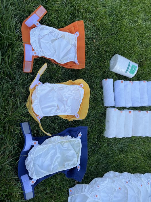 Duzy zestaw pieluch wielorazowych gDiapers 12-16 kg