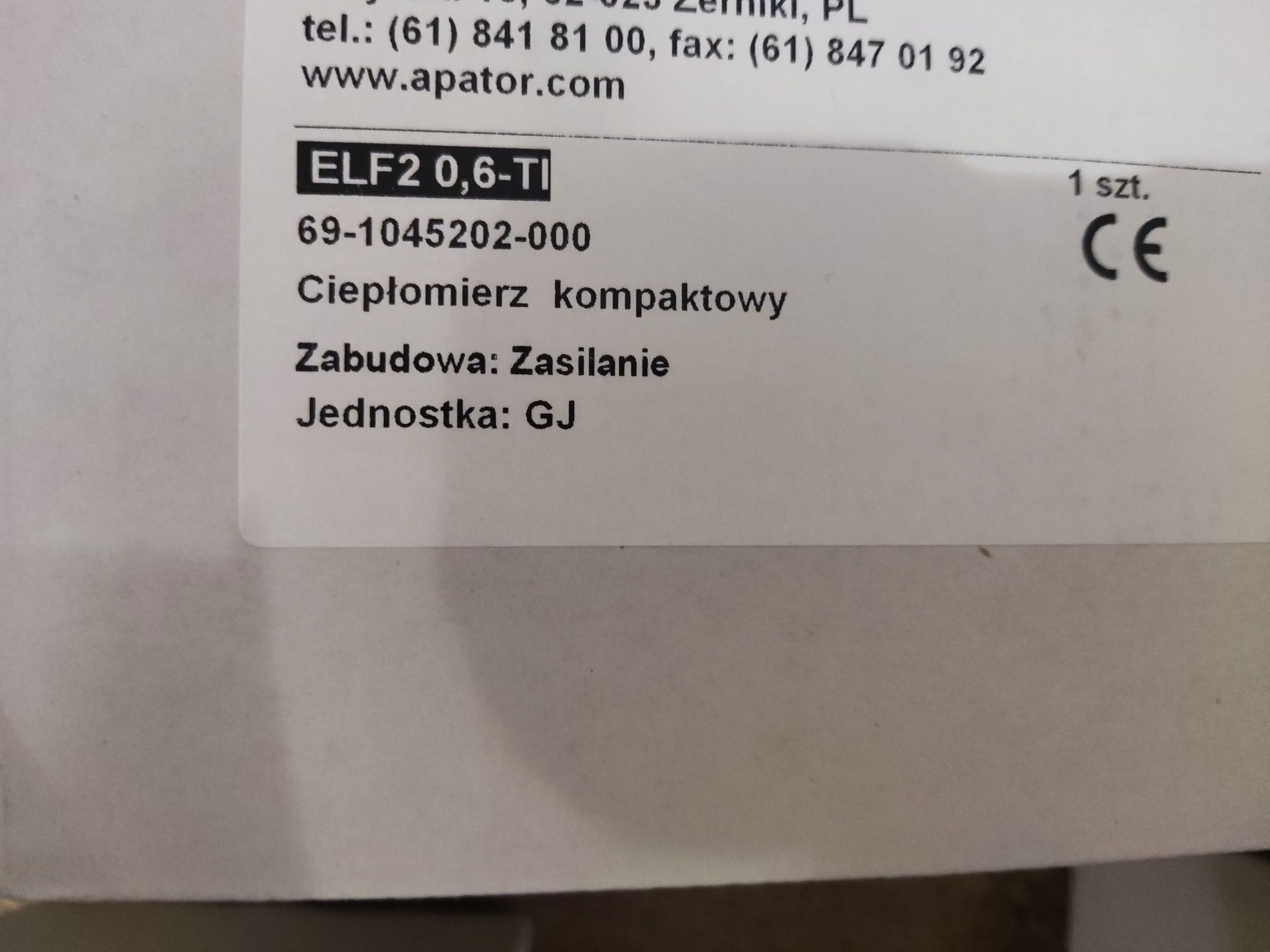 Ciepłomierze ELF2 nowe 01-2024