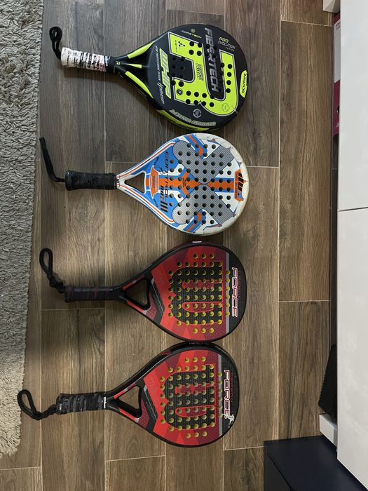4 raquetes padel- para despachar