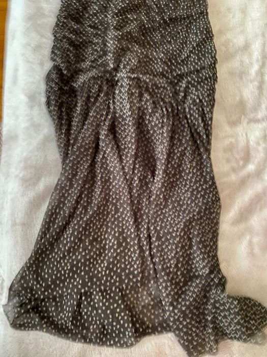 Spódnica brązowa w kropki Sinsay s