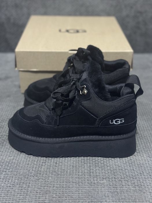 Ugg lowmel black женские черные угги лоумель