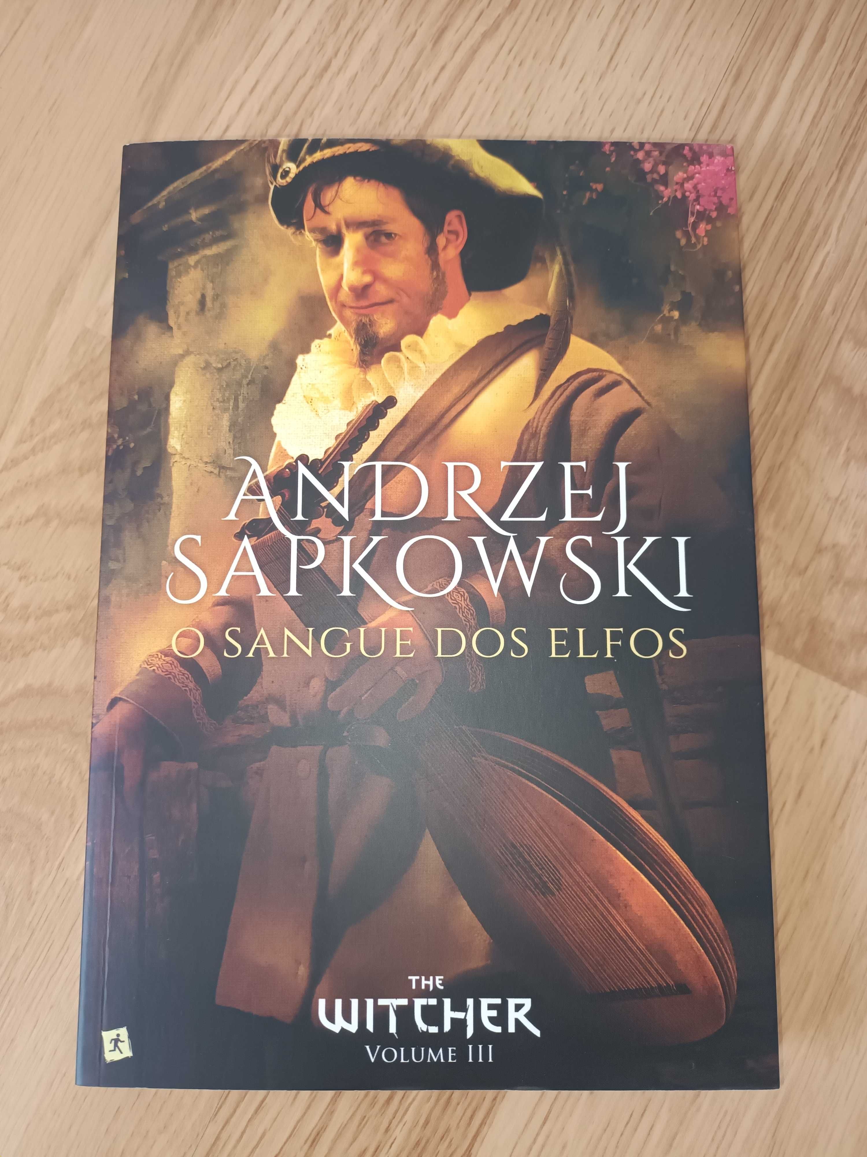 Coleção livros The Witcher Andrzej Sapkowski.