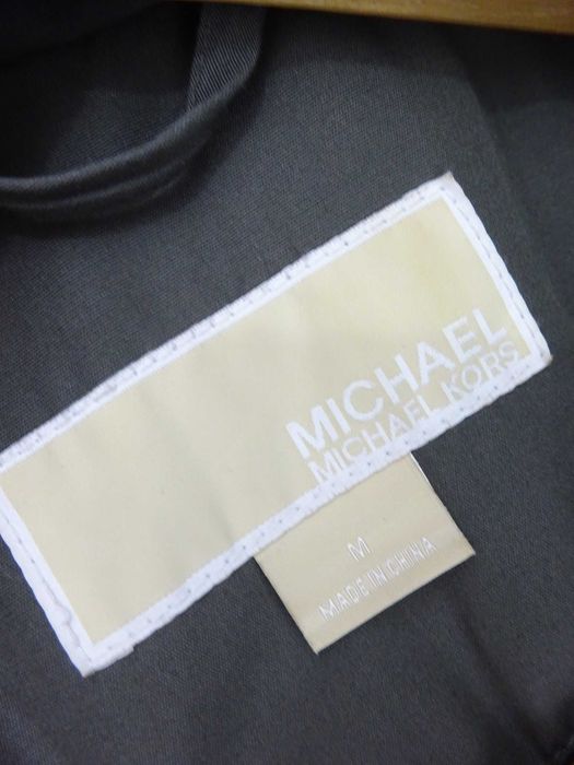 BY31 Kurtka damska zimowa Michael Kors khaki parka gruba M 38