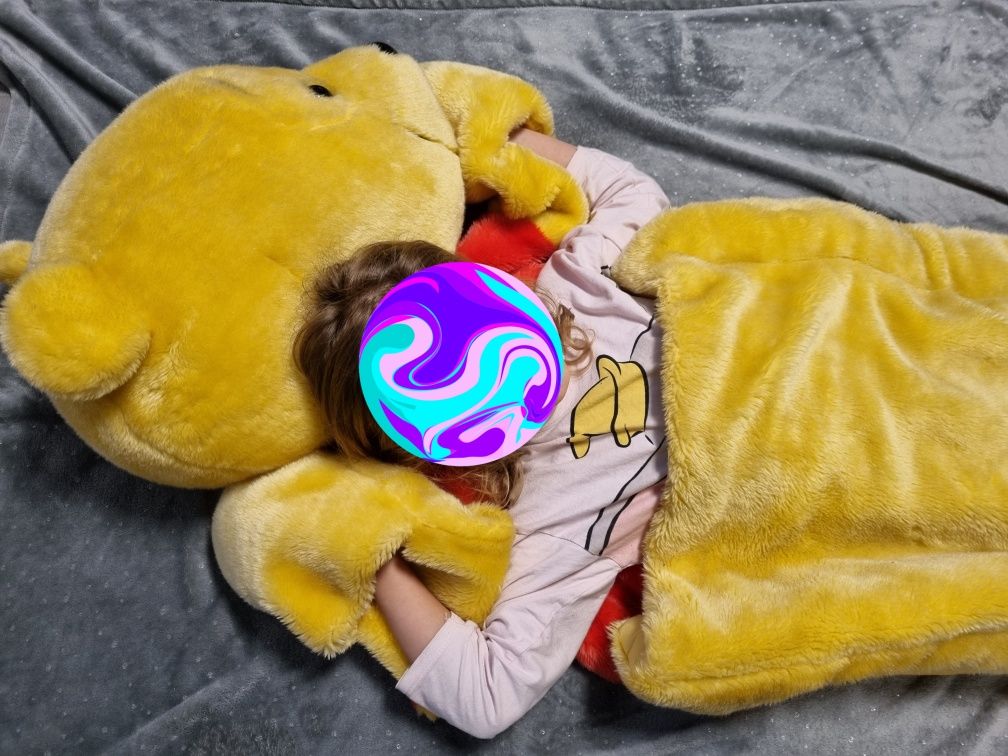 Wielki Kubuś Puchatek Winnie the Pooh śpiwór koc kołderka