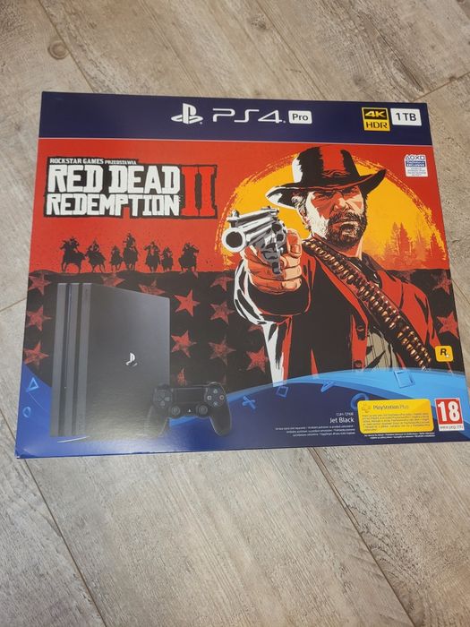 Konsola ps4 pro 1tb SSD + 3 pady + gry