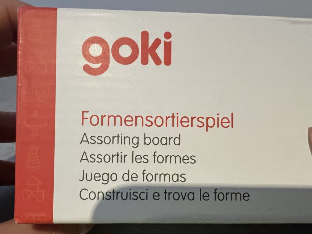 Ukladanka, klocki drewniane, goki (super stan)