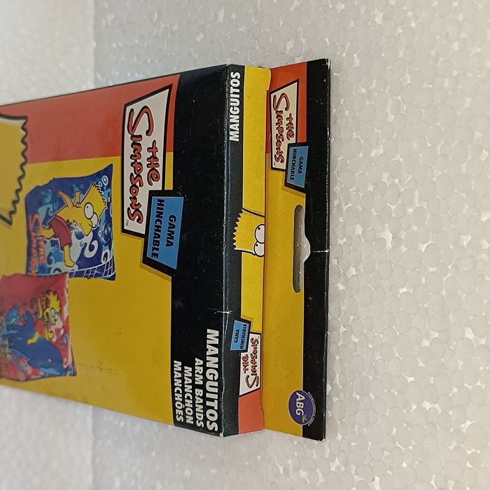 Braçadeiras The Simpsons 2005 Vintage Modelo Azul Bart Stock Antigo