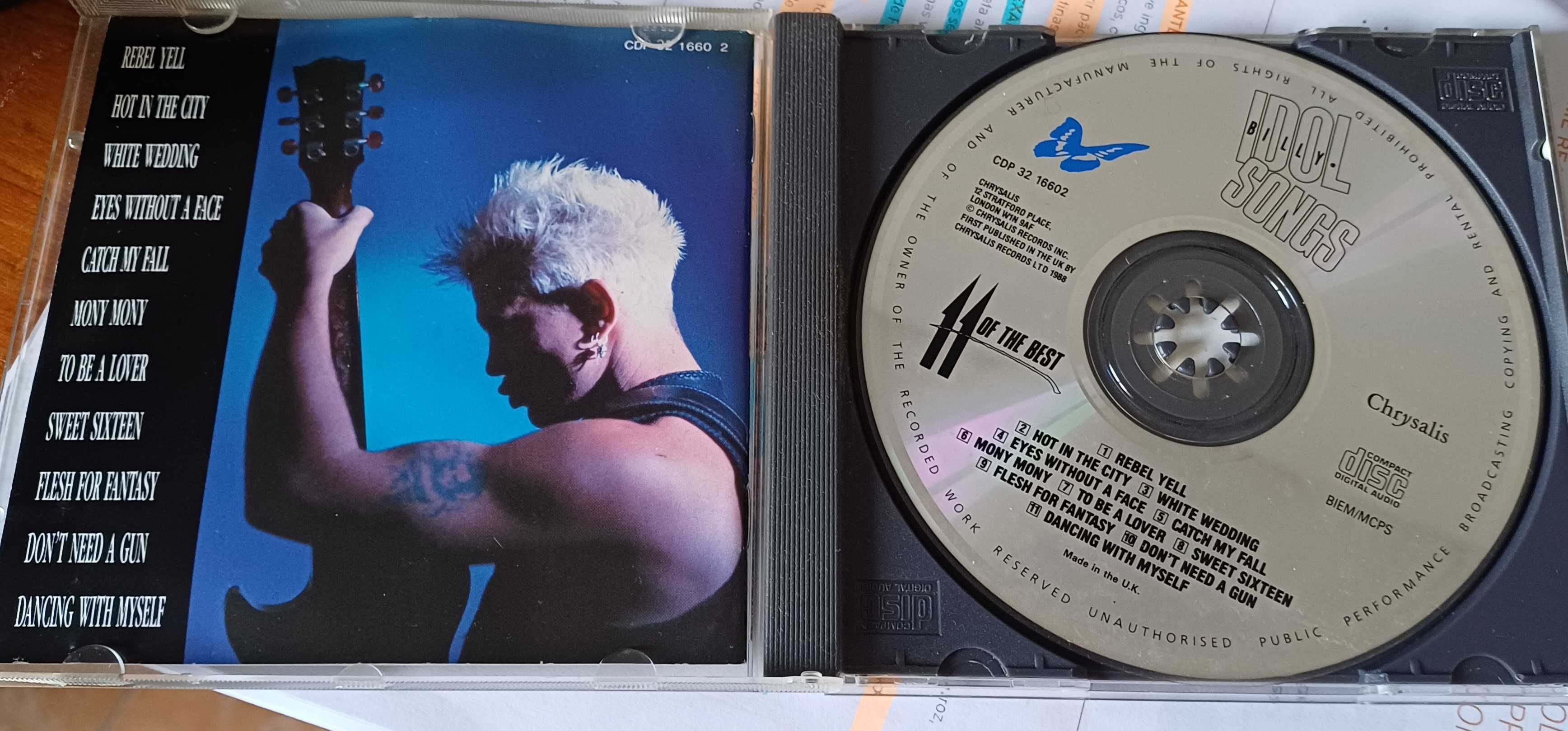 CD Billy Idol 11 of the best