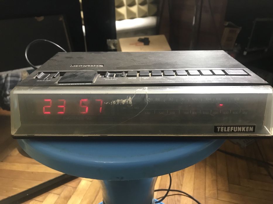 Telefunken радіо + будильник