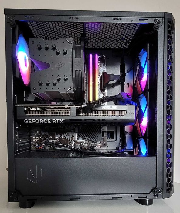 KOMPUTER, RTX5070 Asus 12GB, Ryzen 5600X, DDR4 32GB/1TB M.2,WIFI,GWAR