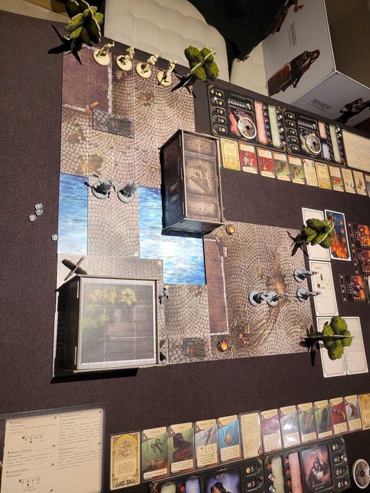 Gra planszowa Nova Aetas PL + Black Rose Wars: Mistrz + koszulki