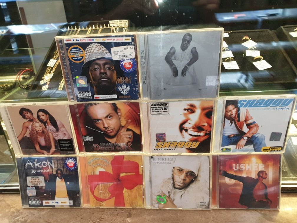 80 płyt CD premierowe Rap hip-hop dance pop czarna muzyka single