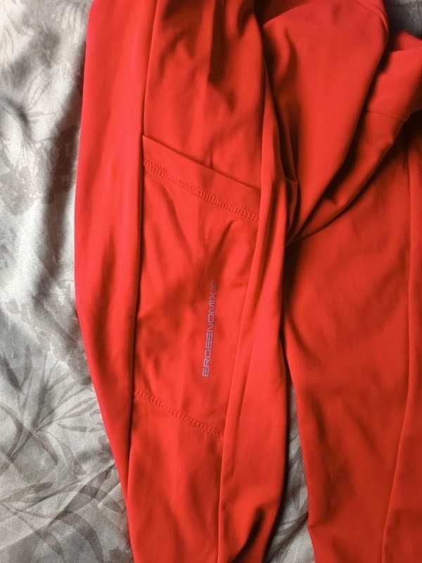 legginsy czerwone ERGEE