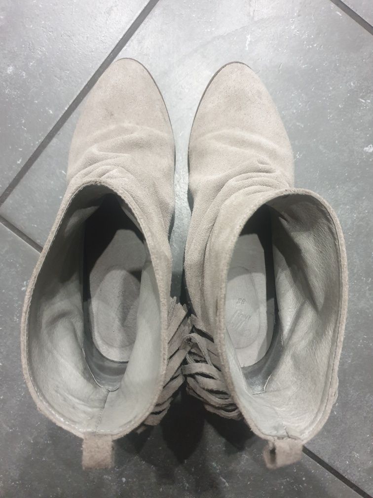 Botki Zara roz.38