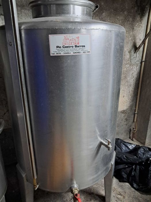 Cubas inox 250/500 litros