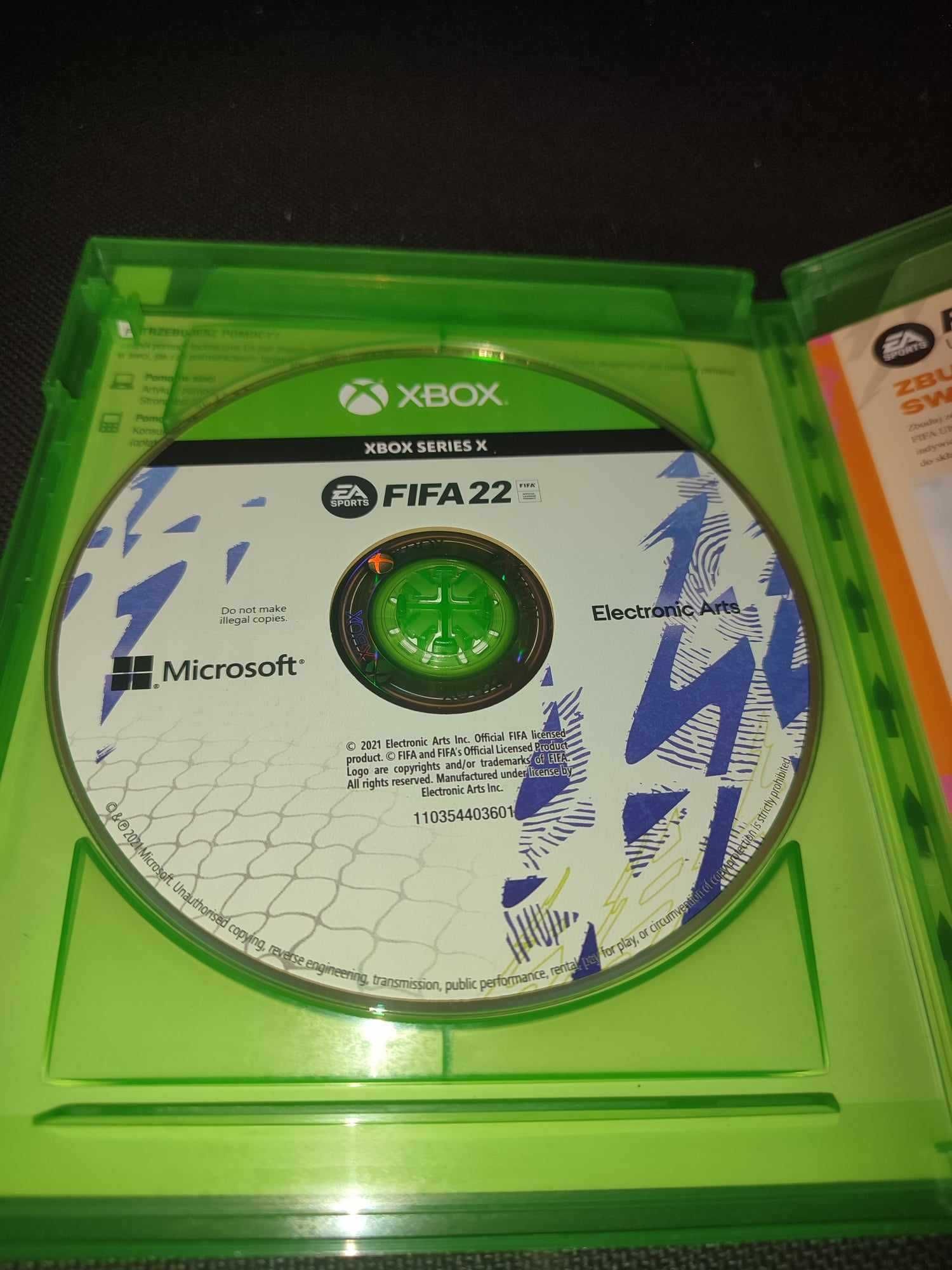 Okazja!!! Gra Fifa 22 na Xbox Series X! Super Stan!