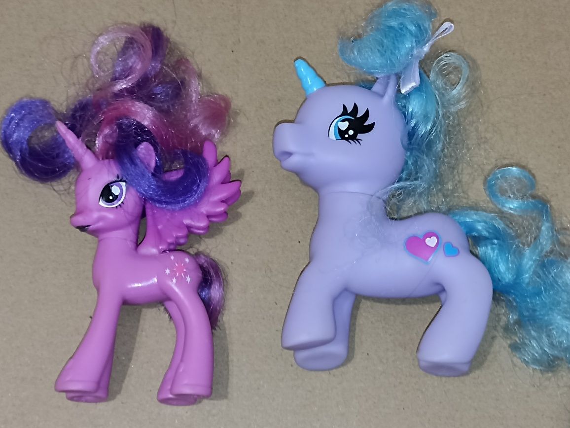 Dość duże 14 cm 3 kucyki 2jednorożce i pegaz my little pony