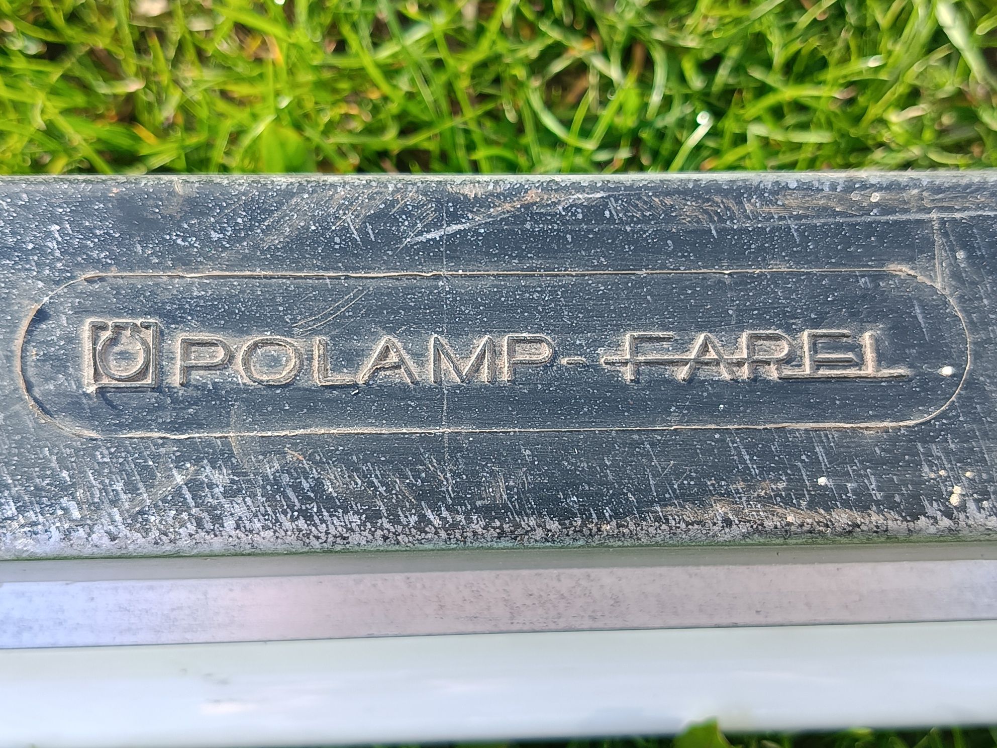 Stara polska lampa na świetlówki Polamp Farel