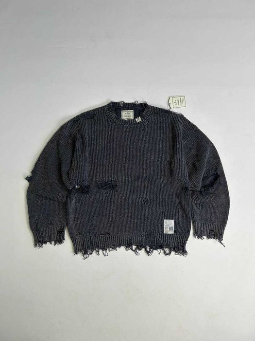 MAISON MIHARA YASUHIRO Distressed свитер свитшот Sweater светр кофта L