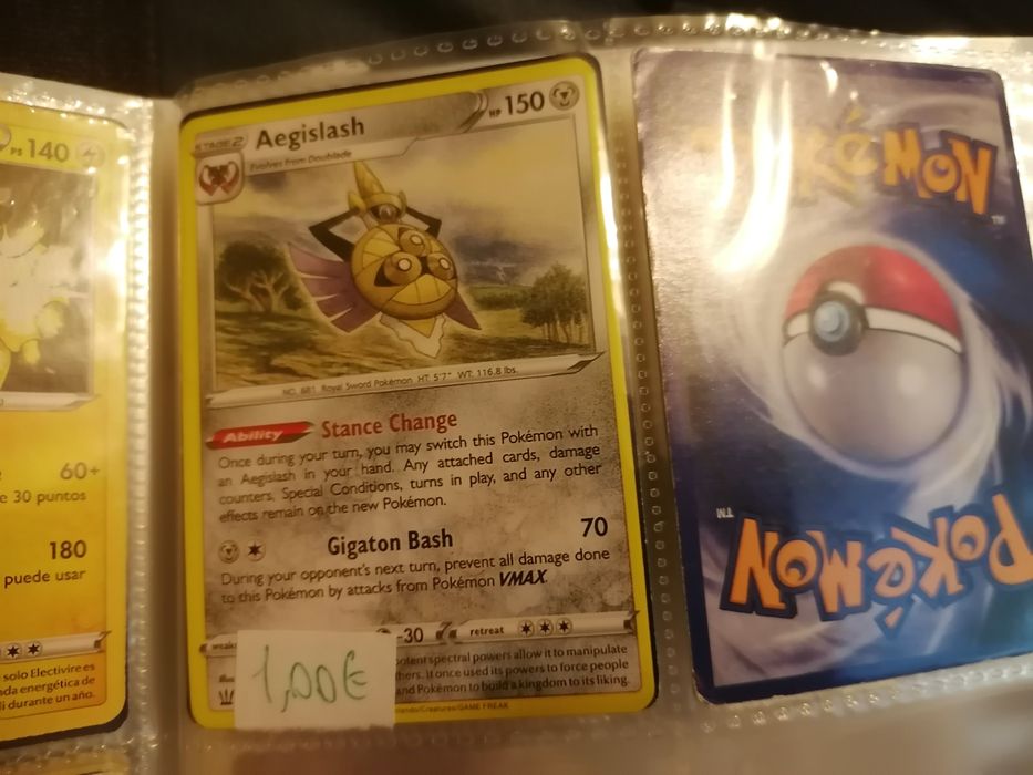 Cartas pokémon raras