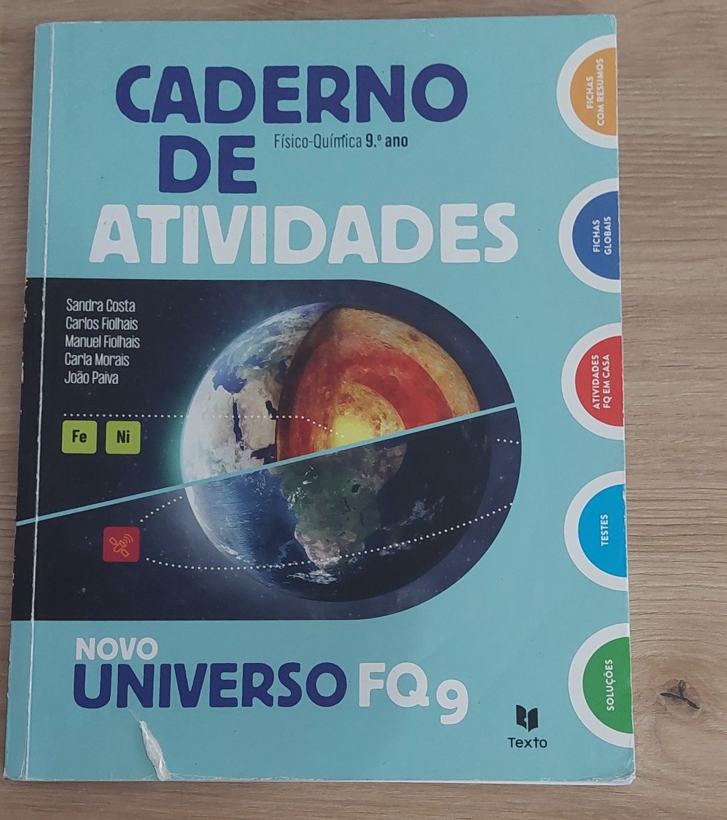Caderno de Atividades - Físico-Química - 9°Ano