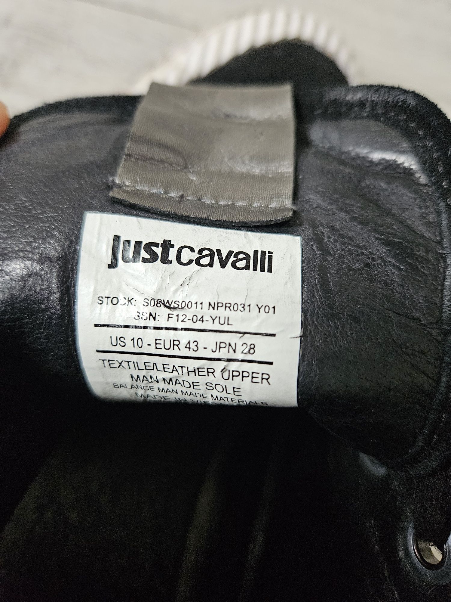 Just cavalli buty trampki sneakersy