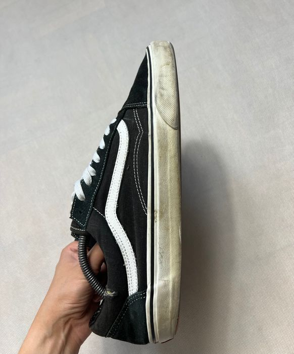 Spodnie Vans skate black white