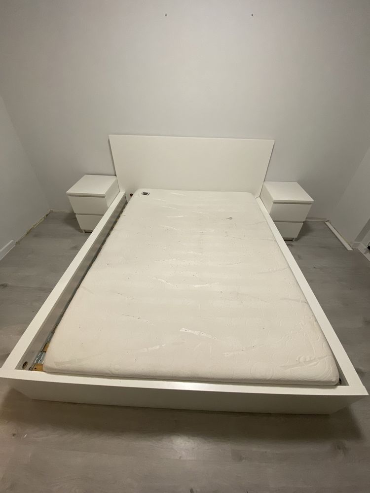 Łóżko sypialniane Malm Luröy Ikea