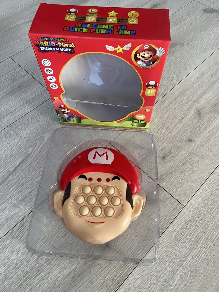 Duzy Pop It Super Mario  zabawka antystresowa