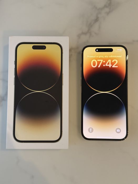 IPhone 14 Pro Gold stan idealny