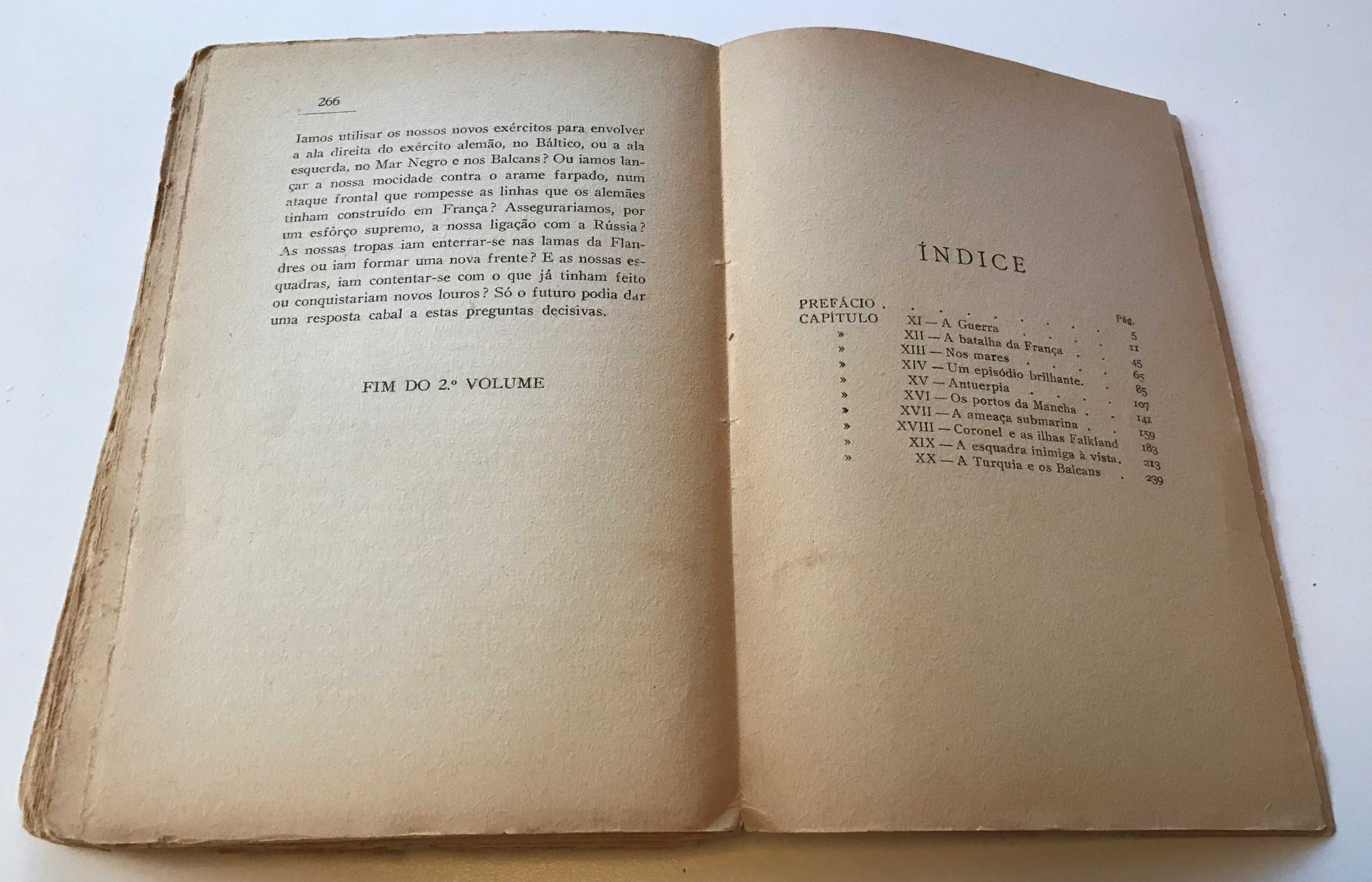 "As minha Memórias" Vol II (Ed 1942) Sir Winston Churchill-Nobel 1953