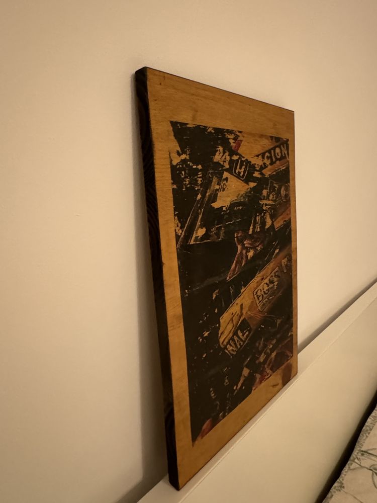 Gravação em madeira Ayrton Senna