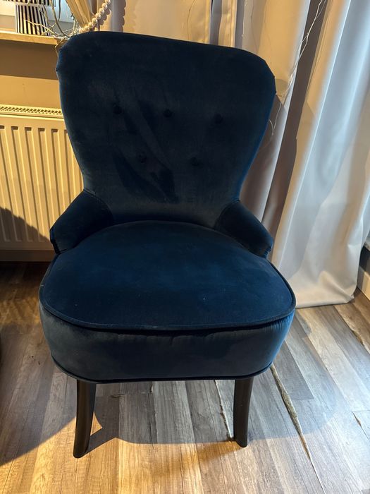 REMSTA Fotel Djuparp ciemnozielononiebieski