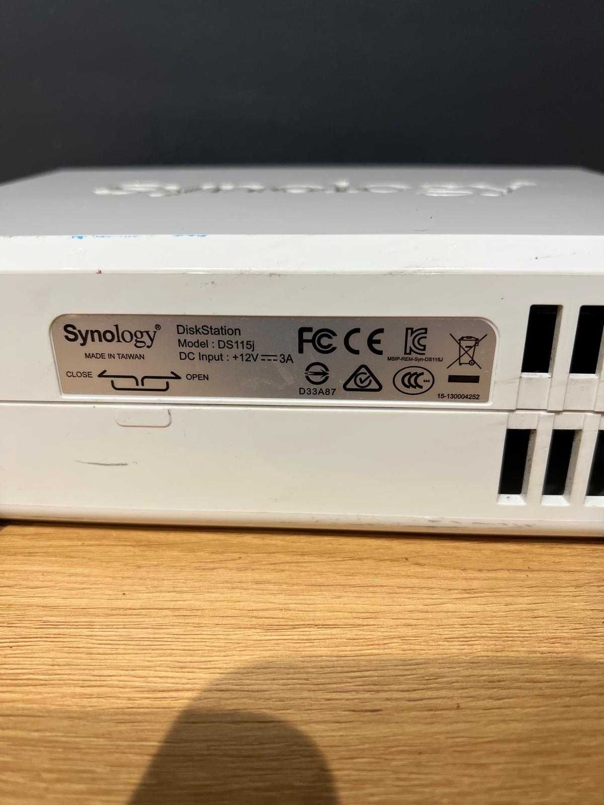 Serwer plików Synology DS115j (1xHDD, 800MHz, 256MB, 2xUSB, 1xLAN)