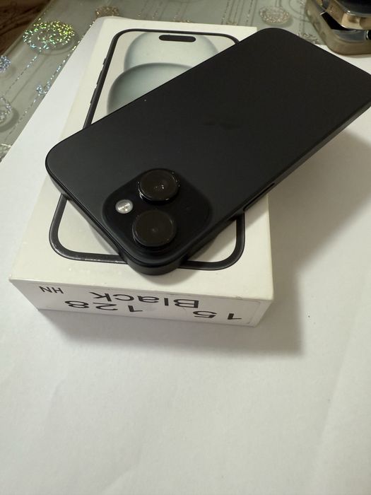 Iphone 15 black 128gb відмінний стан