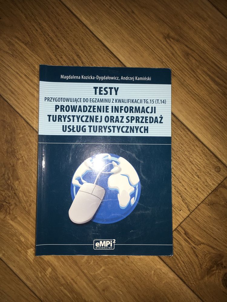 Książki zawodowe (turystyka) do technikum oraz TESTY ZAWODOWE