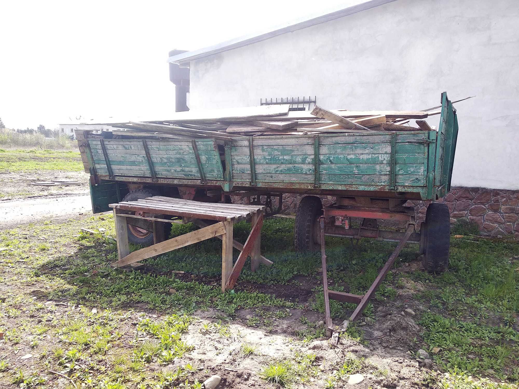 прицеп МАЗ до трактора або грузовика причіп вантажний бортовий на ходу