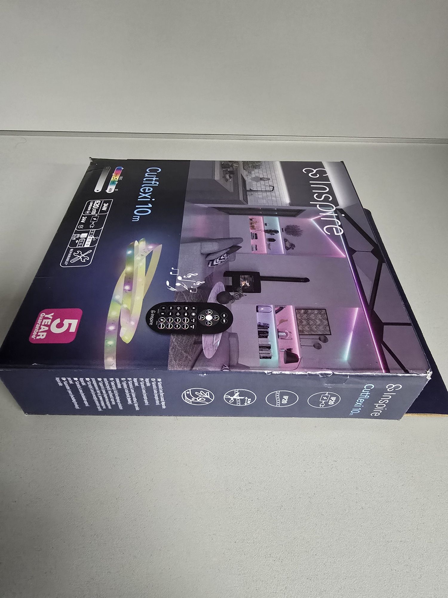 Taśma LED Cutflexi 10 m IP20 Inspire RGB pilot