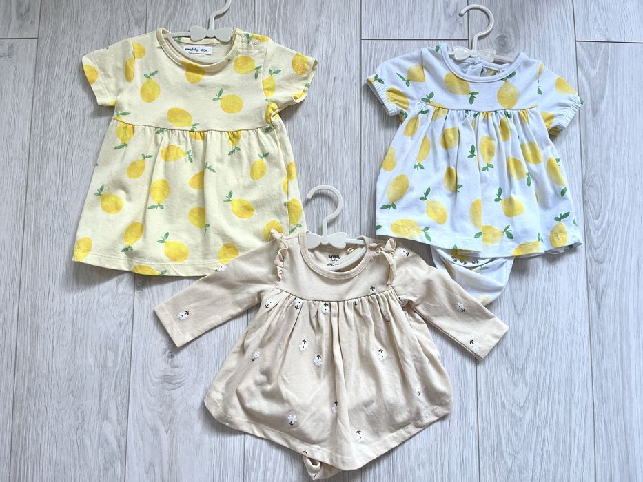 Zestaw Sukienek Dla Dziewczynki 62-68 Sinsay Nowe