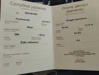 Złoty pierścionek próba 585 rozm 12