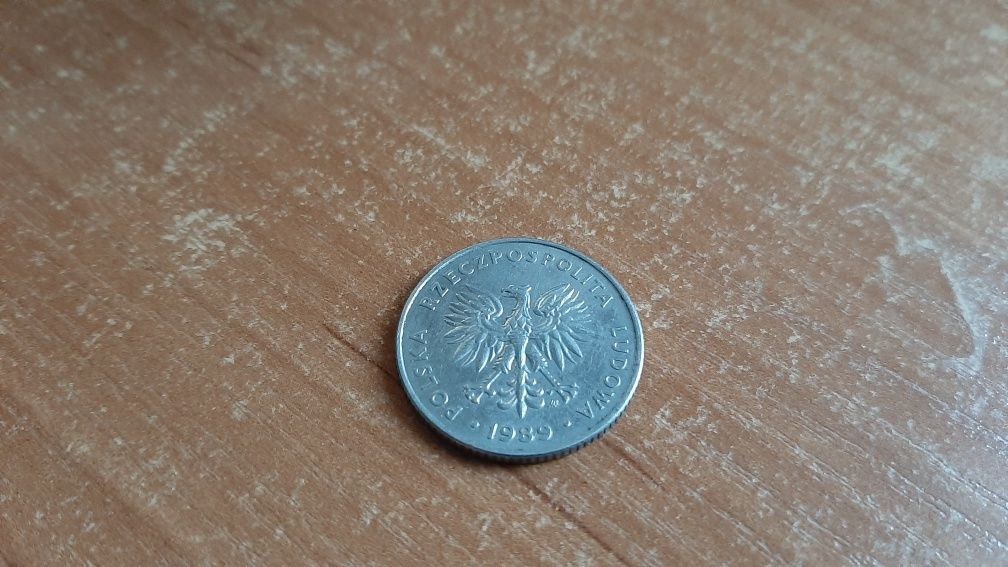 Moneta 20zl z 1989 roku