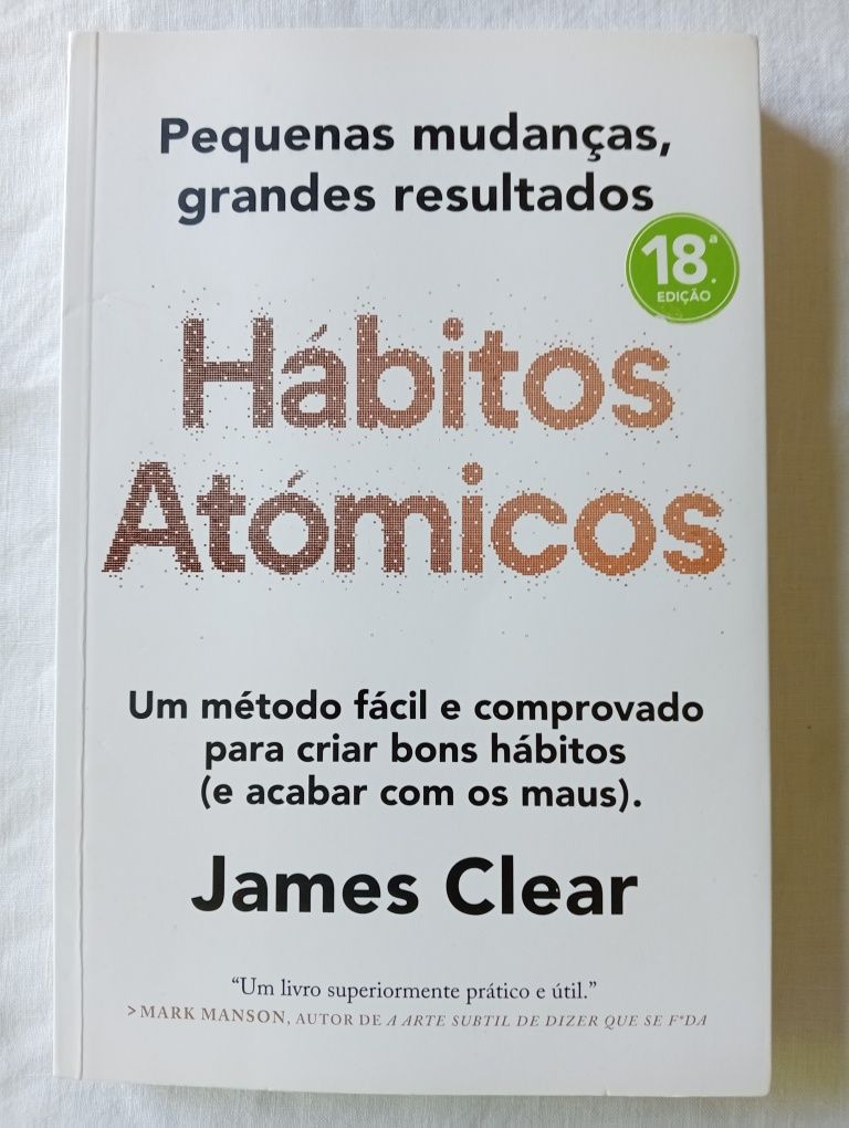 Livro Hábitos Atómicos - James Clear