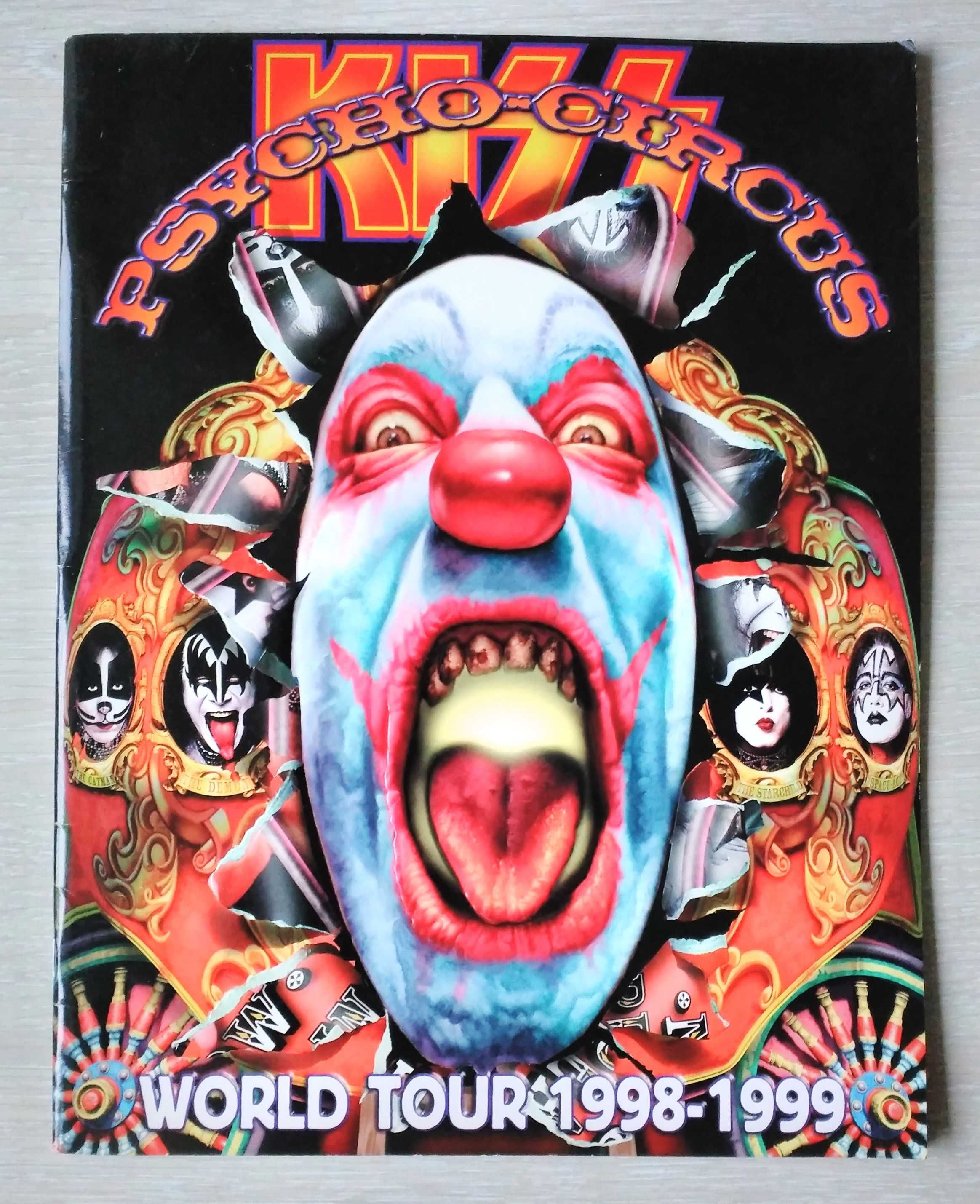 Буклет рок-группы KISS, PSYCHO CIRCUS, World tour 1998-1999