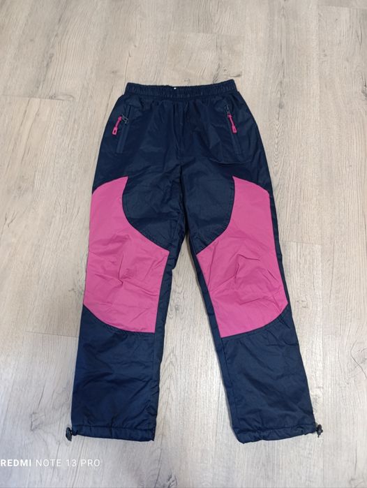 Spodnie zimowe dla dziewczynki rozmiar 122/128