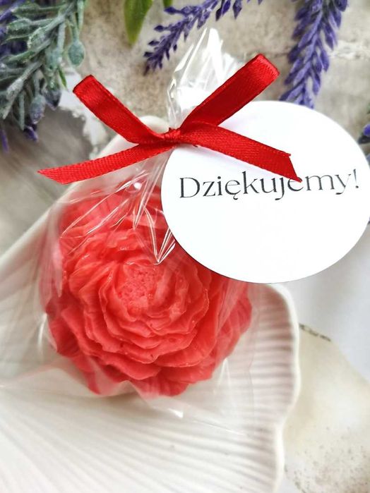Podziękowanie mydło piwonia upominek zakończenie roku nauczyciela