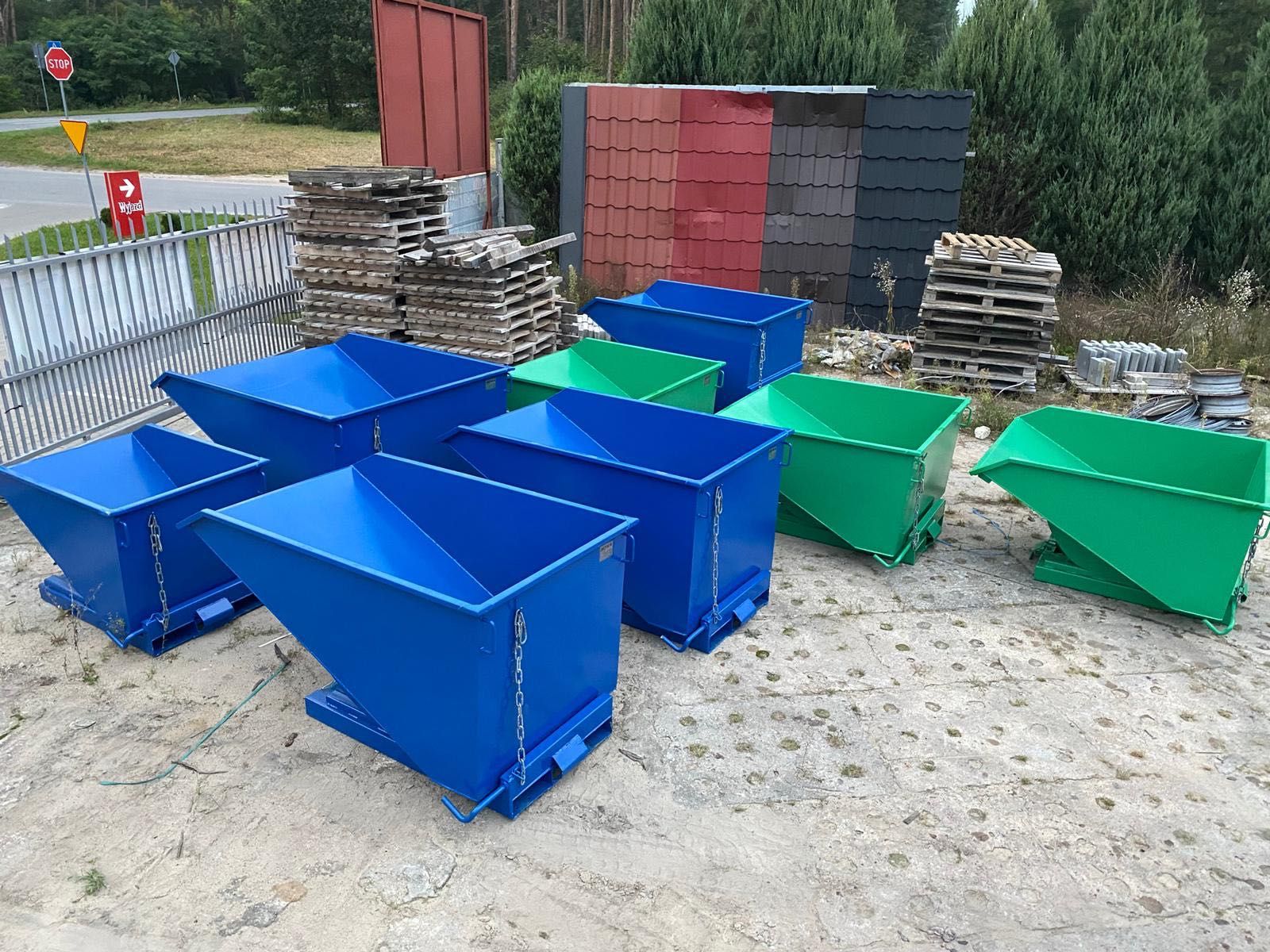 Koliba koleba 0,6 m3 kontener samowysypowy pojemnik