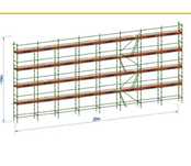 Rusztowania choinkowe 100m2