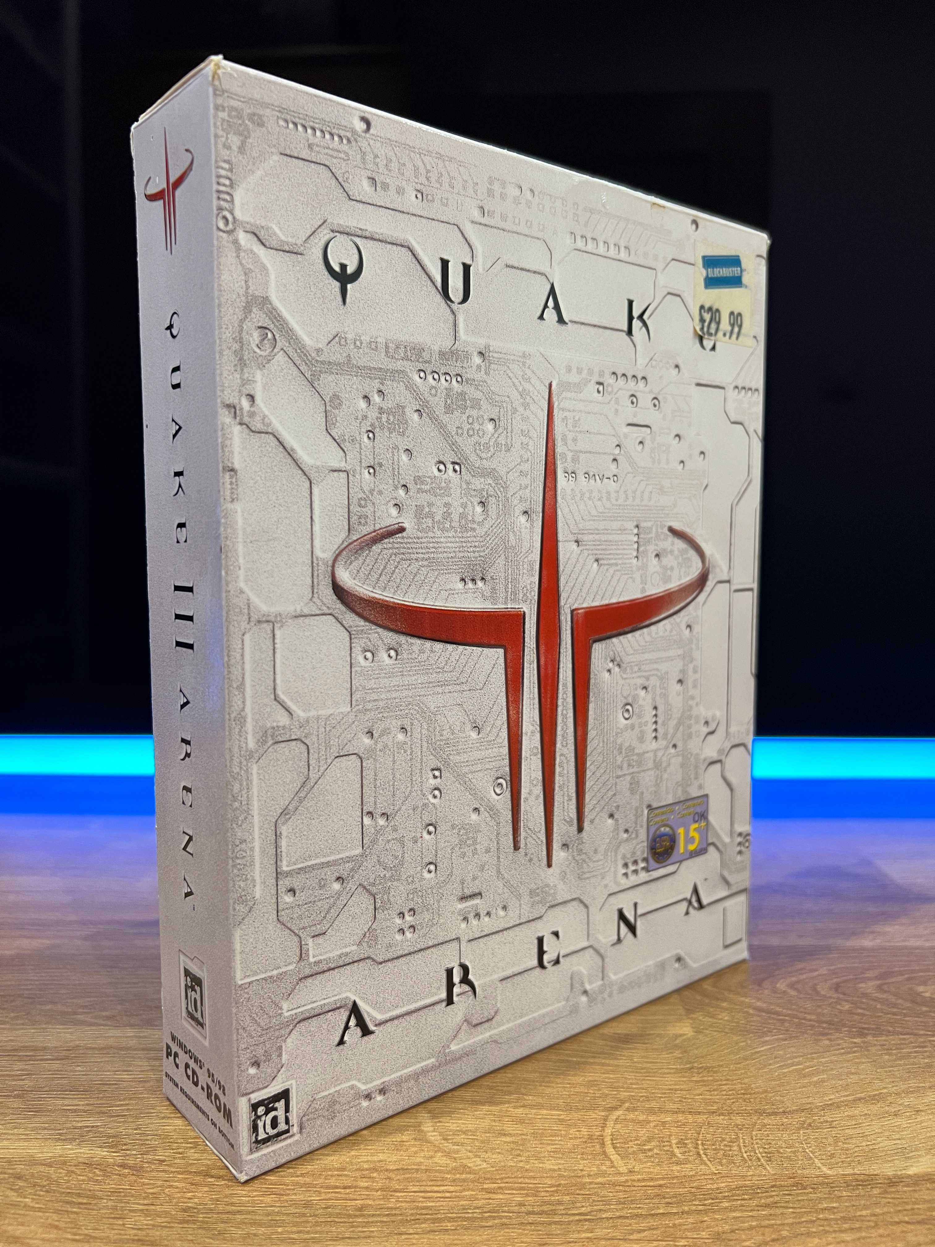 Quake III 3 Arena (PC EN 1999) BIG BOX kompletne premierowe wydanie